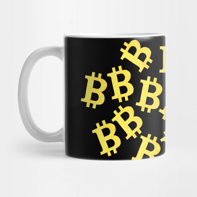 Golden Bitcoin by DesignsByMonique